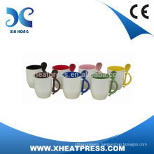 Small Order Ceramic Mug with Spoon,Coffee Mug with Spoon HOT SALE
